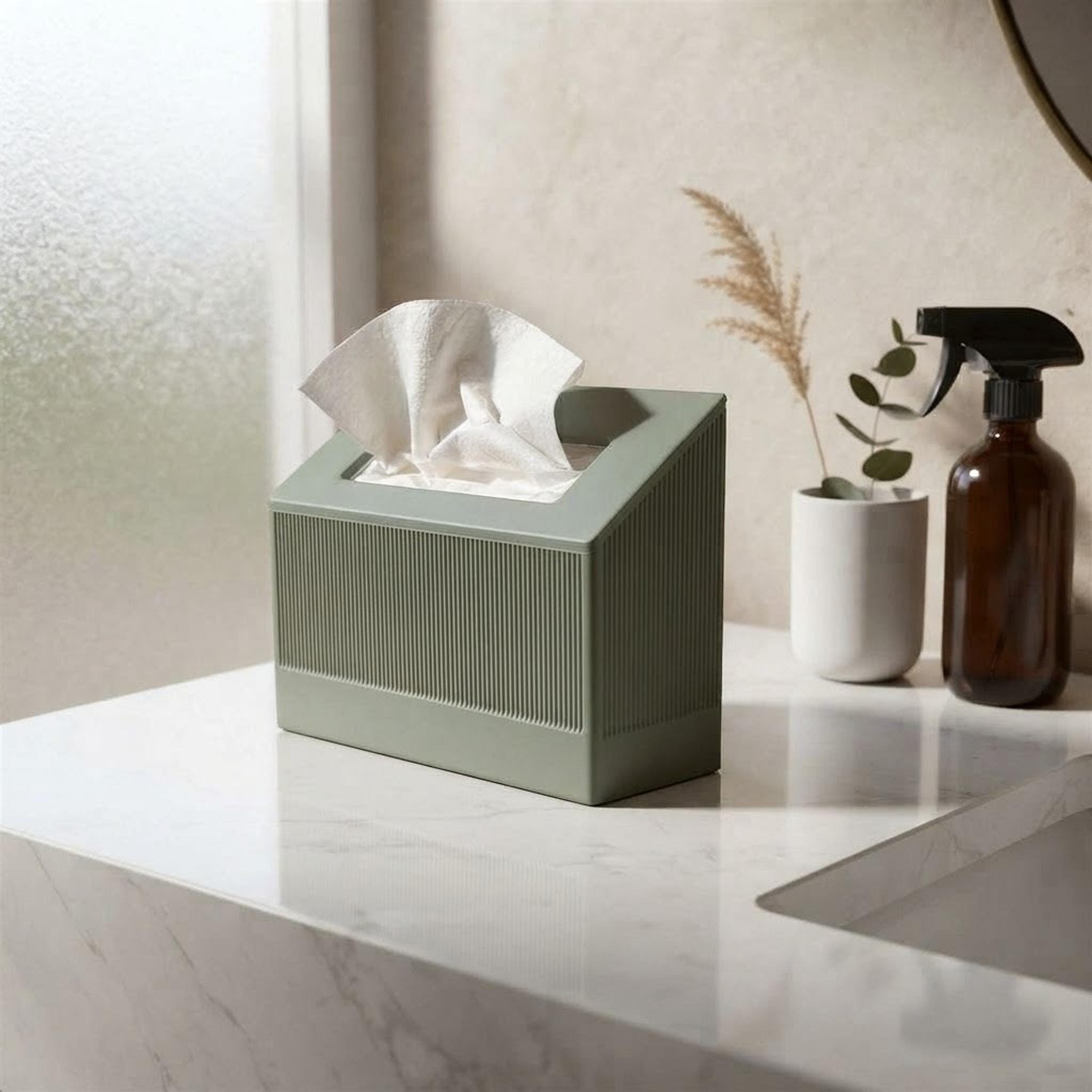Hand Towel Box Cover, Fits Kleenex 60 Count – photo 6